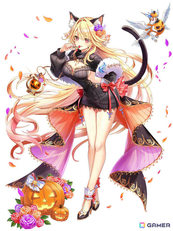 「白猫プロジェクト NEW WORLD'S」ハロウィン衣装のシェヲル（CV：和久井優）、シエラ（CV：雨宮天）がキャラガチャに登場！の画像3