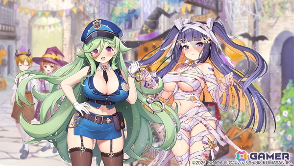 「ガールズクリエイション」でイベント「ハロウィンパレード！死と生と優しい夢」が開催！ゴッホ★5スタイル【怪しい夜の自縛】が登場するガチャもの画像2