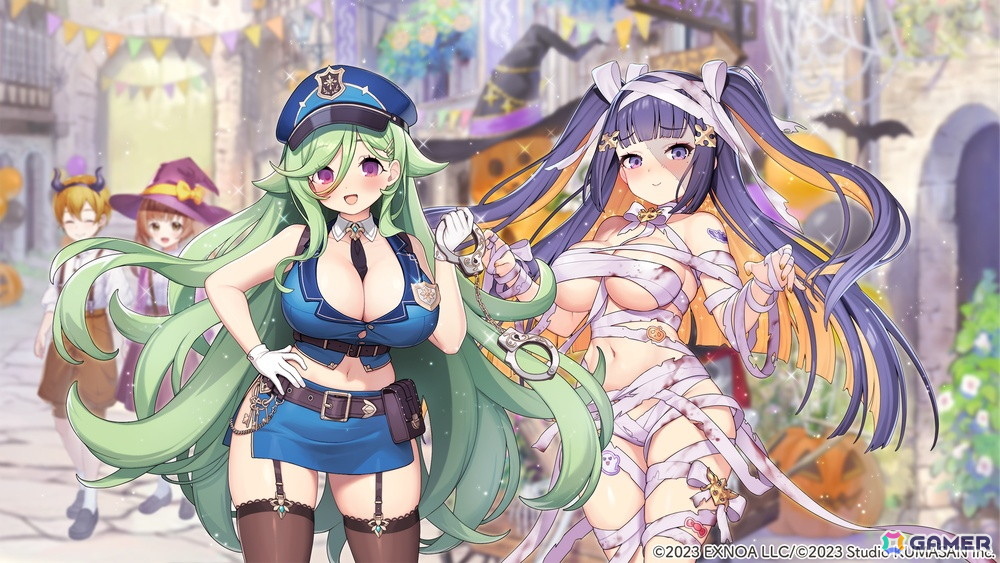 「ガールズクリエイション」でイベント「ハロウィンパレード!死と生と優しい夢」が開催!ゴッホ★5スタイル【怪しい夜の自縛】が登場するガチャもの画像