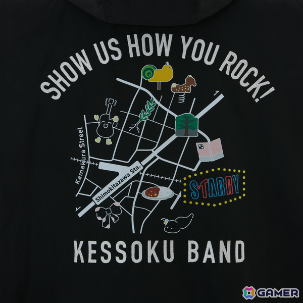 アニメ「ぼっち・ざ・ろっく！」ギターケース風ボディバッグや下北沢の地図をイメージしたアウター、ぼっちのサイン入りスニーカーが登場の画像