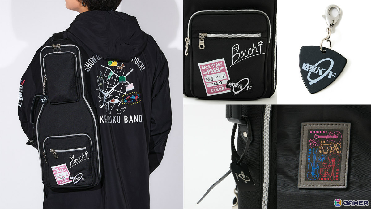 アニメ「ぼっち・ざ・ろっく！」ギターケース風ボディバッグや下北沢の地図をイメージしたアウター、ぼっちのサイン入りスニーカーが登場の画像
