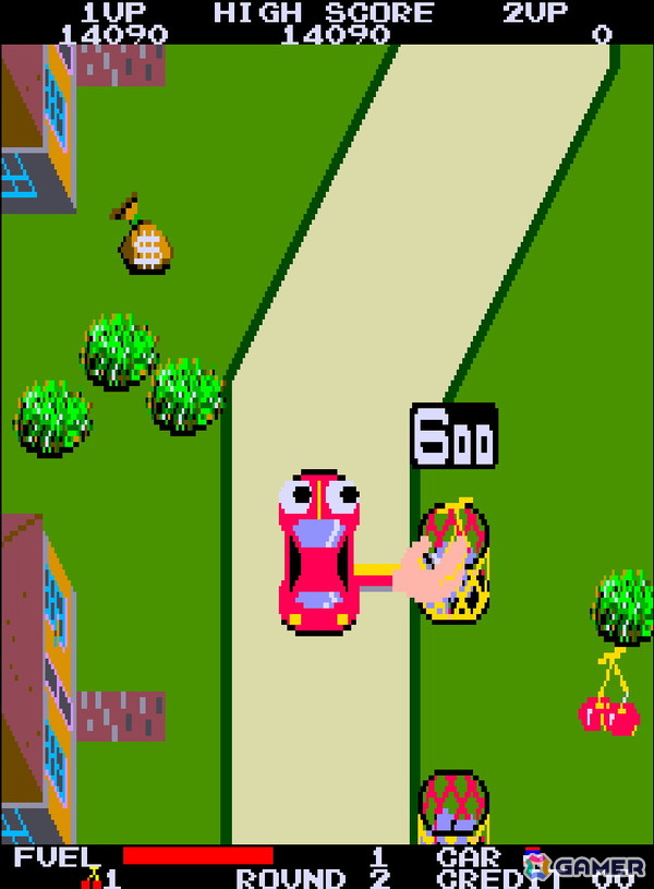 腕が付いた不思議な車で家路を走るアクションゲーム「ジョイフルロード」がアーケードアーカイブス/アーケードアーカイブス2として10月16日に配信!の画像