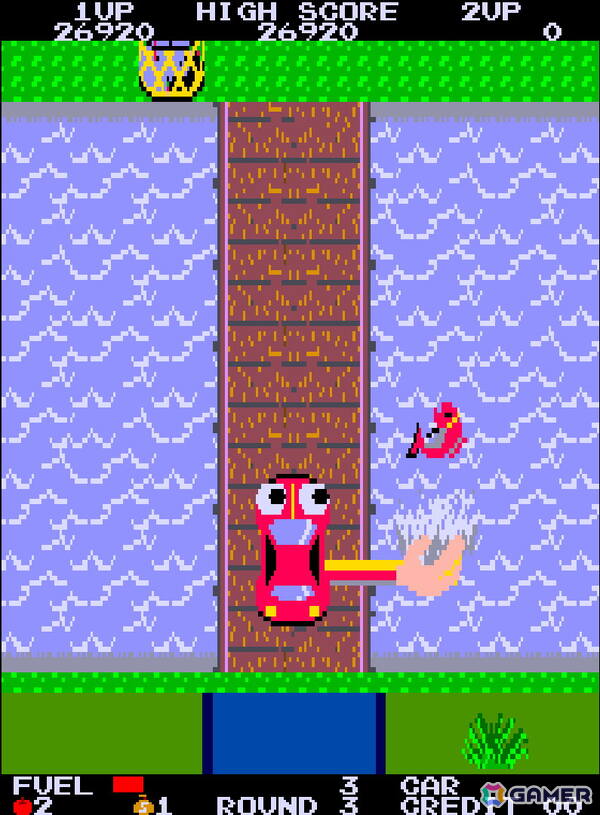 腕が付いた不思議な車で家路を走るアクションゲーム「ジョイフルロード」がアーケードアーカイブス/アーケードアーカイブス2として10月16日に配信!の画像