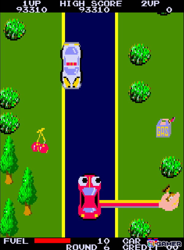 腕が付いた不思議な車で家路を走るアクションゲーム「ジョイフルロード」がアーケードアーカイブス/アーケードアーカイブス2として10月16日に配信!の画像