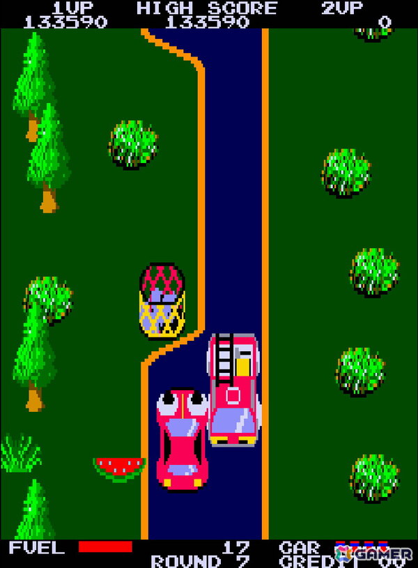 腕が付いた不思議な車で家路を走るアクションゲーム「ジョイフルロード」がアーケードアーカイブス/アーケードアーカイブス2として10月16日に配信!の画像