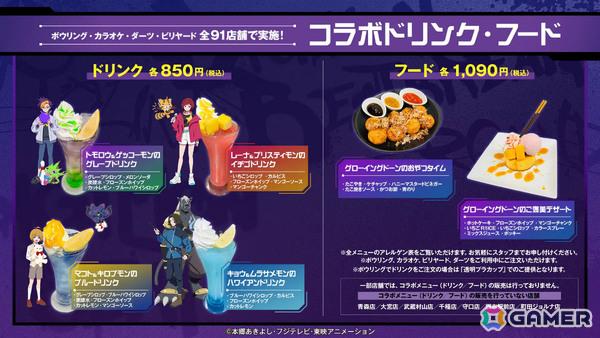 TVアニメ「DIGIMON BEATBREAK」×ラウンドワンの詳細が発表！ノベルティ付きコラボメニューやコラボパックが登場の画像2