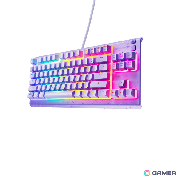 SteelSeriesよりゲーミングキーボード「Apex 3 TKL」とマウスパッド「QcK」にパステルカラーの新色が登場！10月17日より順次発売の画像