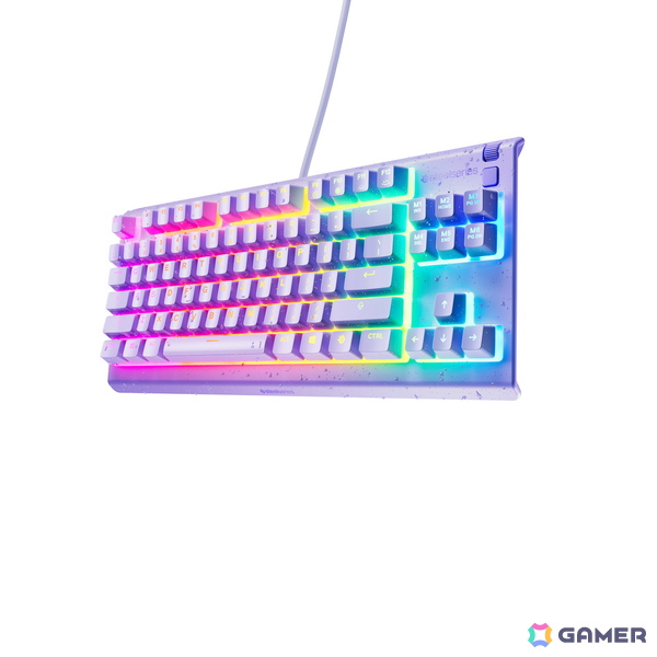 SteelSeriesよりゲーミングキーボード「Apex 3 TKL」とマウスパッド「QcK」にパステルカラーの新色が登場！10月17日より順次発売の画像