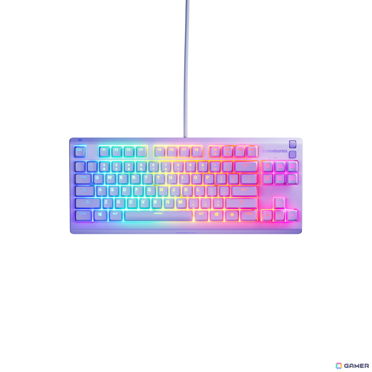 SteelSeriesよりゲーミングキーボード「Apex 3 TKL」とマウスパッド「QcK」にパステルカラーの新色が登場！10月17日より順次発売の画像