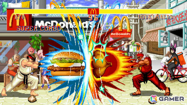 マクドナルド×「ストリートファイター」初のコラボが発表!リュウや春麗などをイメージした新バーガーを10月22日より販売の画像