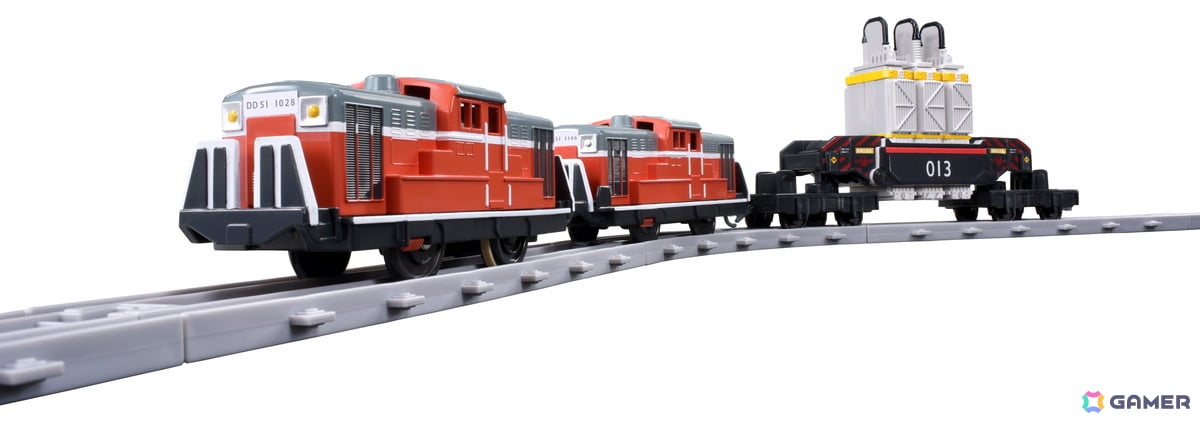 セット内容 3両編成 動力車・中間車(DD51形)大物車(シキ880形)