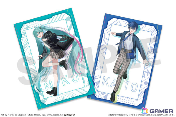 初音ミク、KAITOとSuperGroupiesのコラボファッションアイテムが登場！ビビッドなブルーグリーンが目を引くアウターや衣装モチーフのショルダーバッグなど4種の画像4