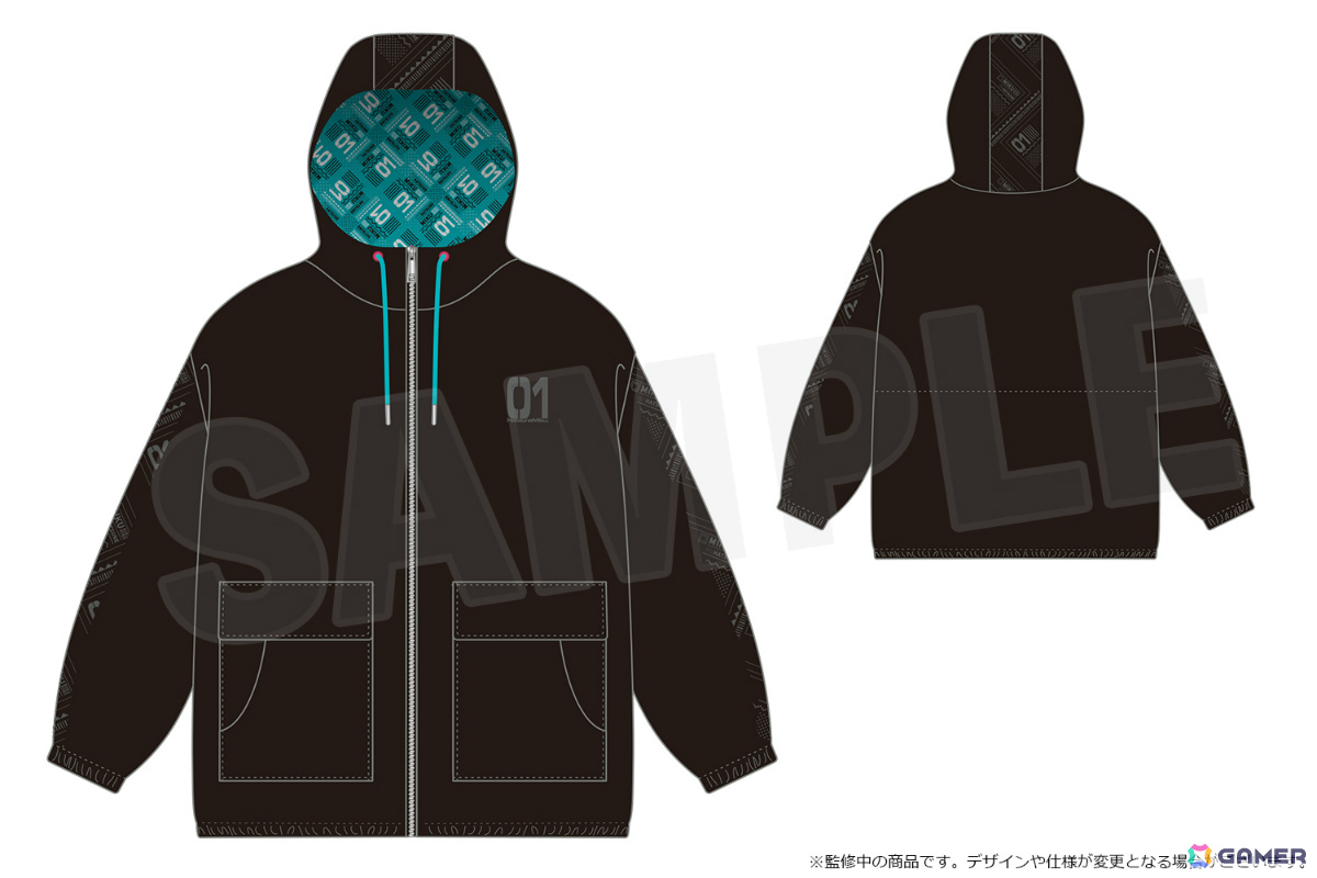 初音ミク、KAITOとSuperGroupiesのコラボファッションアイテムが登場!ビビッドなブルーグリーンが目を引くアウターや衣装モチーフのショルダーバッグなど4種の画像