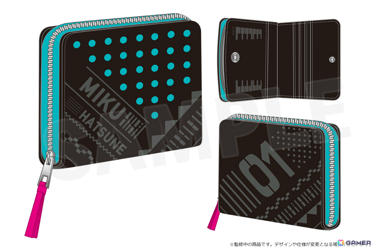 初音ミク、KAITOとSuperGroupiesのコラボファッションアイテムが登場!ビビッドなブルーグリーンが目を引くアウターや衣装モチーフのショルダーバッグなど4種の画像