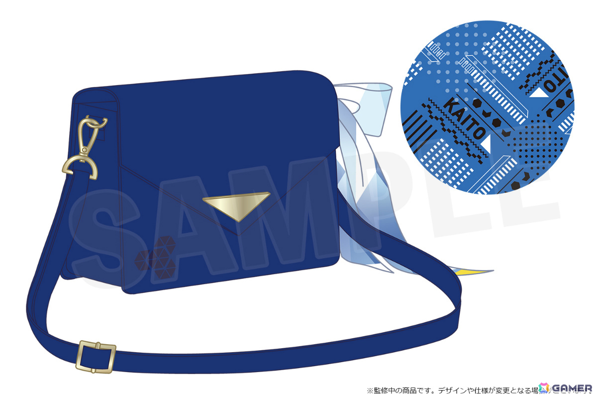 初音ミク、KAITOとSuperGroupiesのコラボファッションアイテムが登場!ビビッドなブルーグリーンが目を引くアウターや衣装モチーフのショルダーバッグなど4種の画像