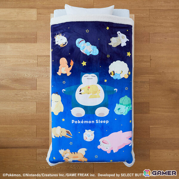 「Pokémon Sleep」×昭和西川のコラボ寝具第2弾が10月20日より順次発売！カビゴンのうでまくらで眠れる枕、イーブイがあしらわれたピロータオルなど全13アイテムの画像9