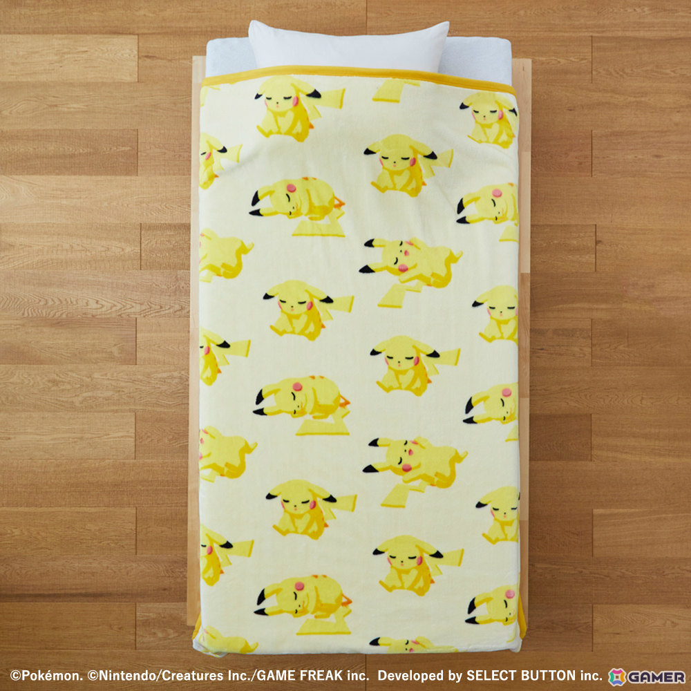 「Pokémon Sleep」×昭和西川のコラボ寝具第2弾が10月20日より順次発売!カビゴンのうでまくらで眠れる枕、イーブイがあしらわれたピロータオルなど全13アイテムの画像