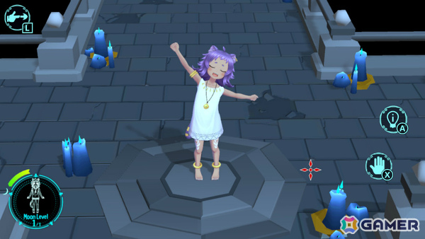 3Dアクションパズル「ネフィ~月灯りの迷宮 X~」Steam版が配信!猫耳少女・ネフィ(CV:井澤詩織)と迷宮を冒険して月の女神を救おうの画像