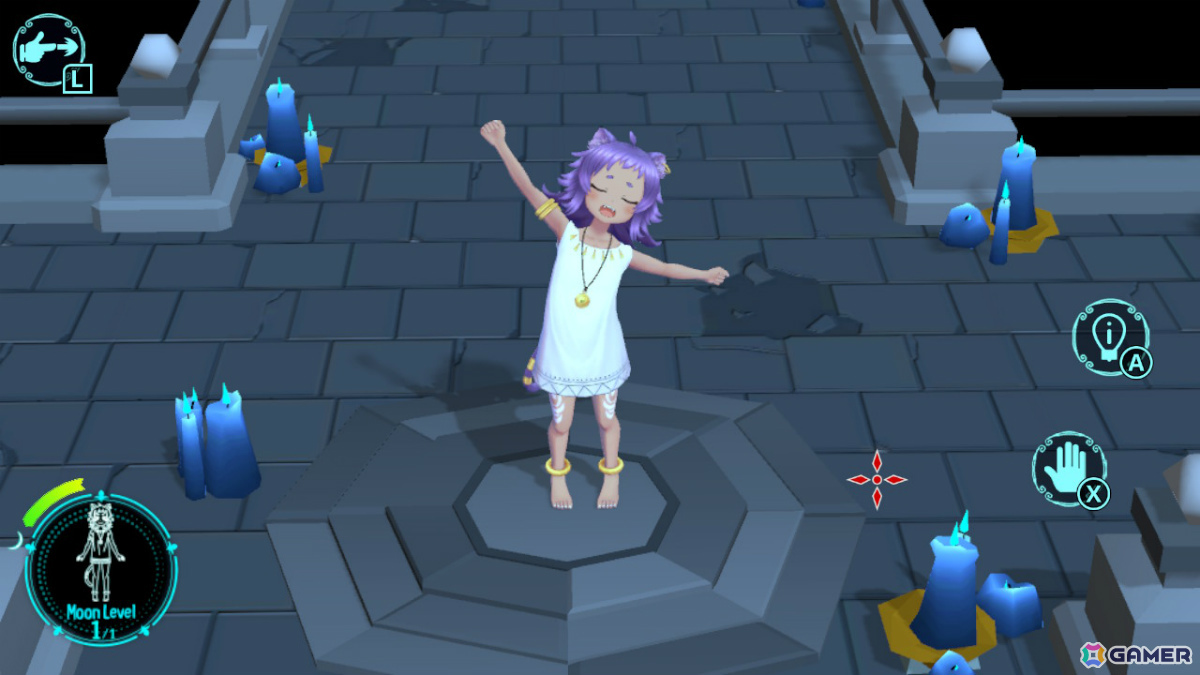3Dアクションパズル「ネフィ～月灯りの迷宮 X～」Steam版が配信！猫耳少女・ネフィ（CV：井澤詩織）と迷宮を冒険して月の女神を救おうの画像2
