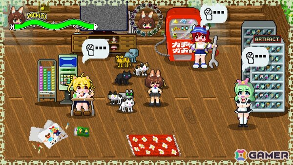 ネコたちと一緒に戦う横スクアクション「ネコパワー！やちよ」の体験版がSteam Nextフェスにあわせて配信中！ハイスコアを目指すバトルフェスを搭載の画像