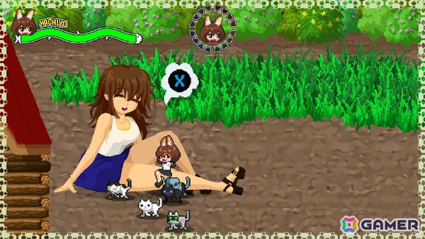 ネコたちと一緒に戦う横スクアクション「ネコパワー！やちよ」の体験版がSteam Nextフェスにあわせて配信中！ハイスコアを目指すバトルフェスを搭載の画像