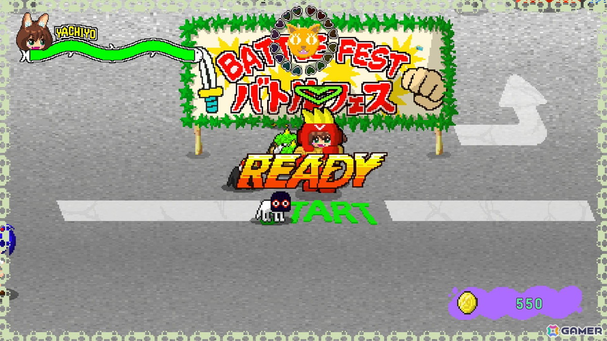 ネコたちと一緒に戦う横スクアクション「ネコパワー！やちよ」の体験版がSteam Nextフェスにあわせて配信中！ハイスコアを目指すバトルフェスを搭載の画像