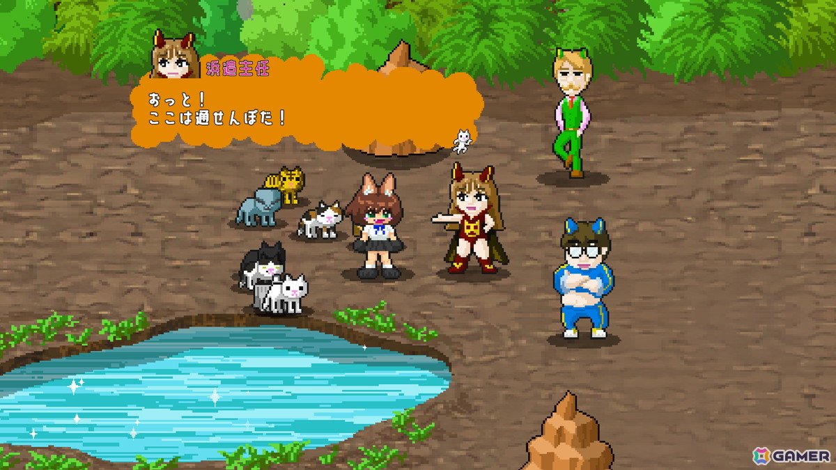 ネコたちと一緒に戦う横スクアクション「ネコパワー！やちよ」の体験版がSteam Nextフェスにあわせて配信中！ハイスコアを目指すバトルフェスを搭載の画像