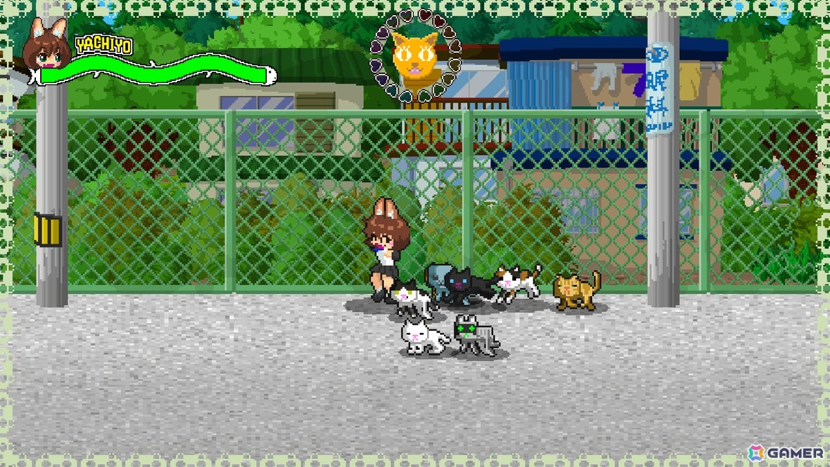 ネコたちと一緒に戦う横スクアクション「ネコパワー！やちよ」の体験版がSteam Nextフェスにあわせて配信中！ハイスコアを目指すバトルフェスを搭載の画像9