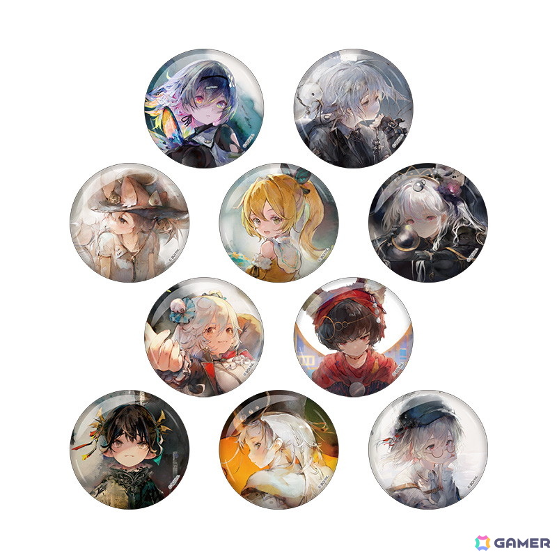 めめ村 POPUP めめんともり 缶バッジ ゆっくり実況でおなじみ『めめんともり』さんの新規オリジナルグッズを