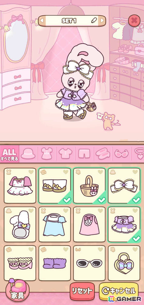 エスターバニー初のスマホ向け3マッチパズルゲーム「エスターバニーポップガール」が配信!ゲットしたアイテムでコーデも楽しめるの画像