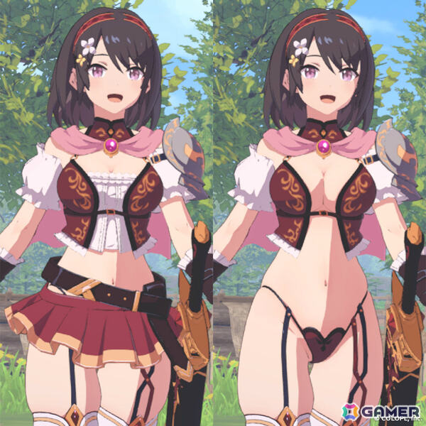 「異世界∞異世界」女神&イヌエルとリリア:勇者が限定衣装で登場!衣装デザインは「ソウナンですか?」のさがら梨々先生が担当の画像4