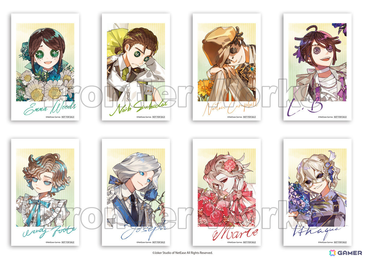 「Identity V 第五人格」AGF2025で販売されるイベント商品の描き起こしイラストが全て公開！会場購入特典やSNS連動キャンペーンもの画像