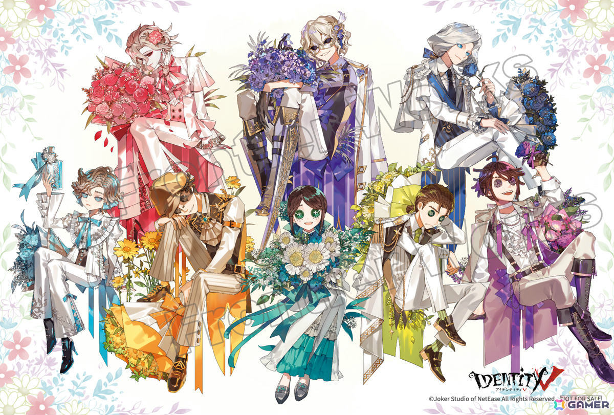 「Identity V 第五人格」AGF2025で販売されるイベント商品の描き起こしイラストが全て公開！会場購入特典やSNS連動キャンペーンもの画像