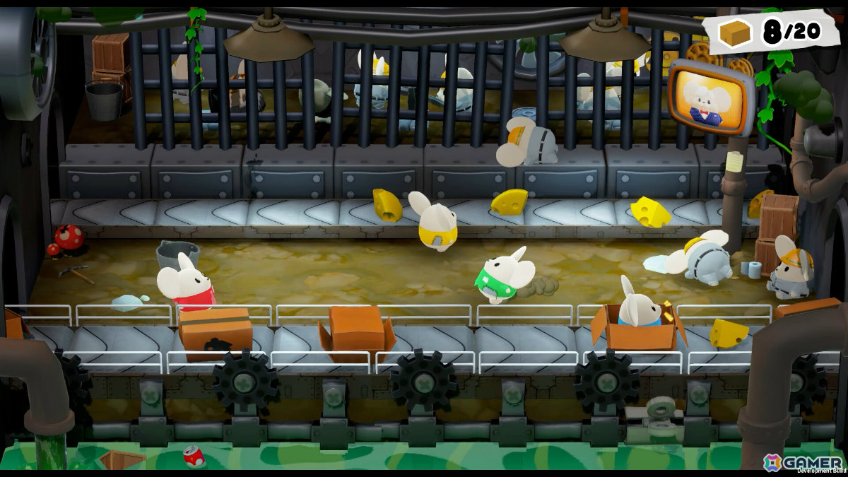 ネズミ社員がネコに見つからないようにチーズを運ぶ最大4人の協力アクション「Little Cheese Works」体験版が10月27日まで公開中！の画像10