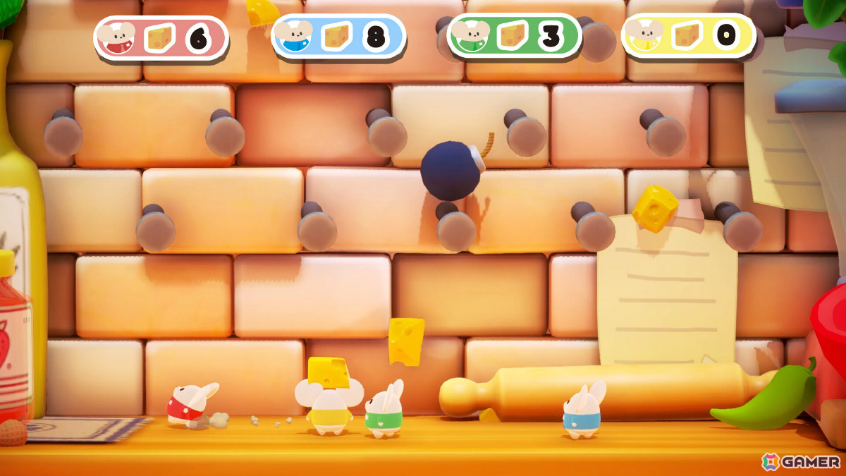 ネズミ社員がネコに見つからないようにチーズを運ぶ最大4人の協力アクション「Little Cheese Works」体験版が10月27日まで公開中！の画像3