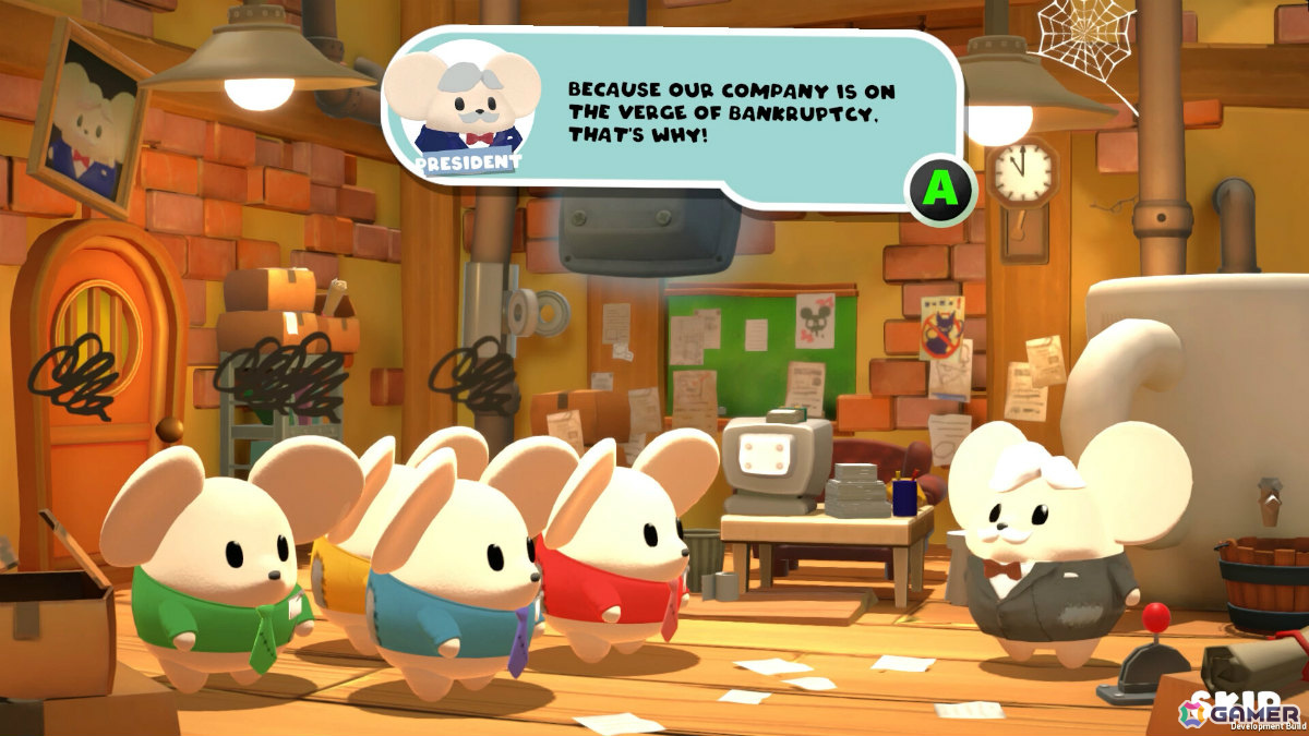 ネズミ社員がネコに見つからないようにチーズを運ぶ最大4人の協力アクション「Little Cheese Works」体験版が10月27日まで公開中！の画像9