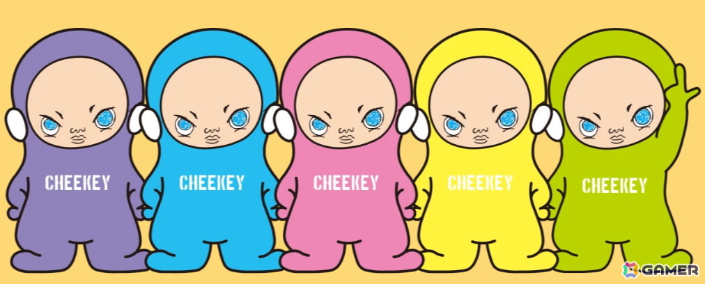 “生意気でKAWAII”キャラクター「Cheekey」が彩るカジュアルパズル「Cheekey Colorful Puzzle」のiOS/Android版が配信！の画像