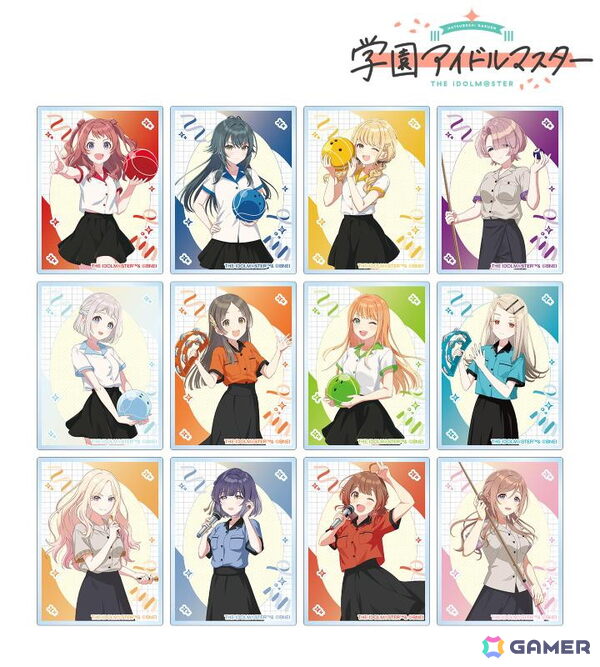 「学マス」×「ROUND1」コラボアイテムが受注販売中！ボウリングシャツ姿などの描き下ろしイラストグッズが登場の画像2