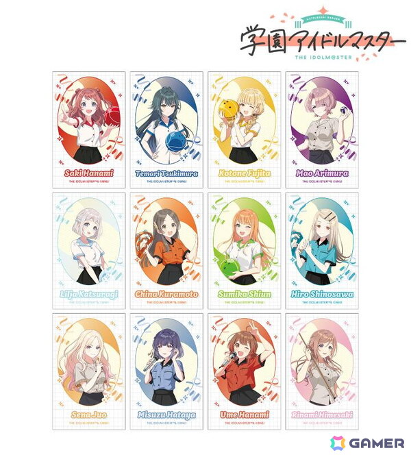 「学マス」×「ROUND1」コラボアイテムが受注販売中！ボウリングシャツ姿などの描き下ろしイラストグッズが登場の画像7