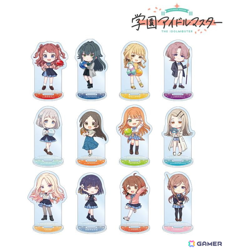 「学マス」×「ROUND1」コラボアイテムが受注販売中!ボウリングシャツ姿などの描き下ろしイラストグッズが登場の画像