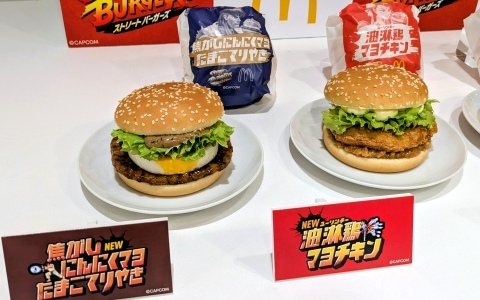マクドナルドと「ストリートファイター」シリーズがコラボした“ストリートバーガーズ”を先行試食！リュウたちをイメージした商品は見た目以上の食べ応え＆やみつき度に