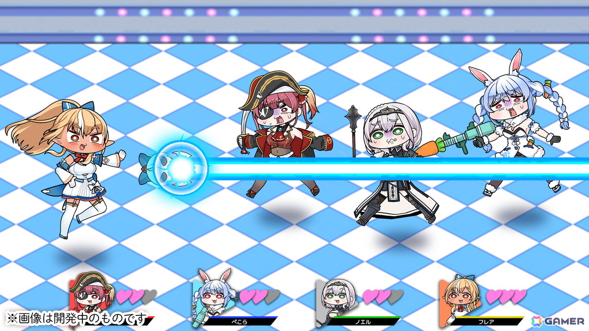 ホロライブ3期生が“女王の座”をめぐり激突！2.5D対戦アクション「ホロライブファンタジーバトル」Steamにて2026年上半期に配信の画像