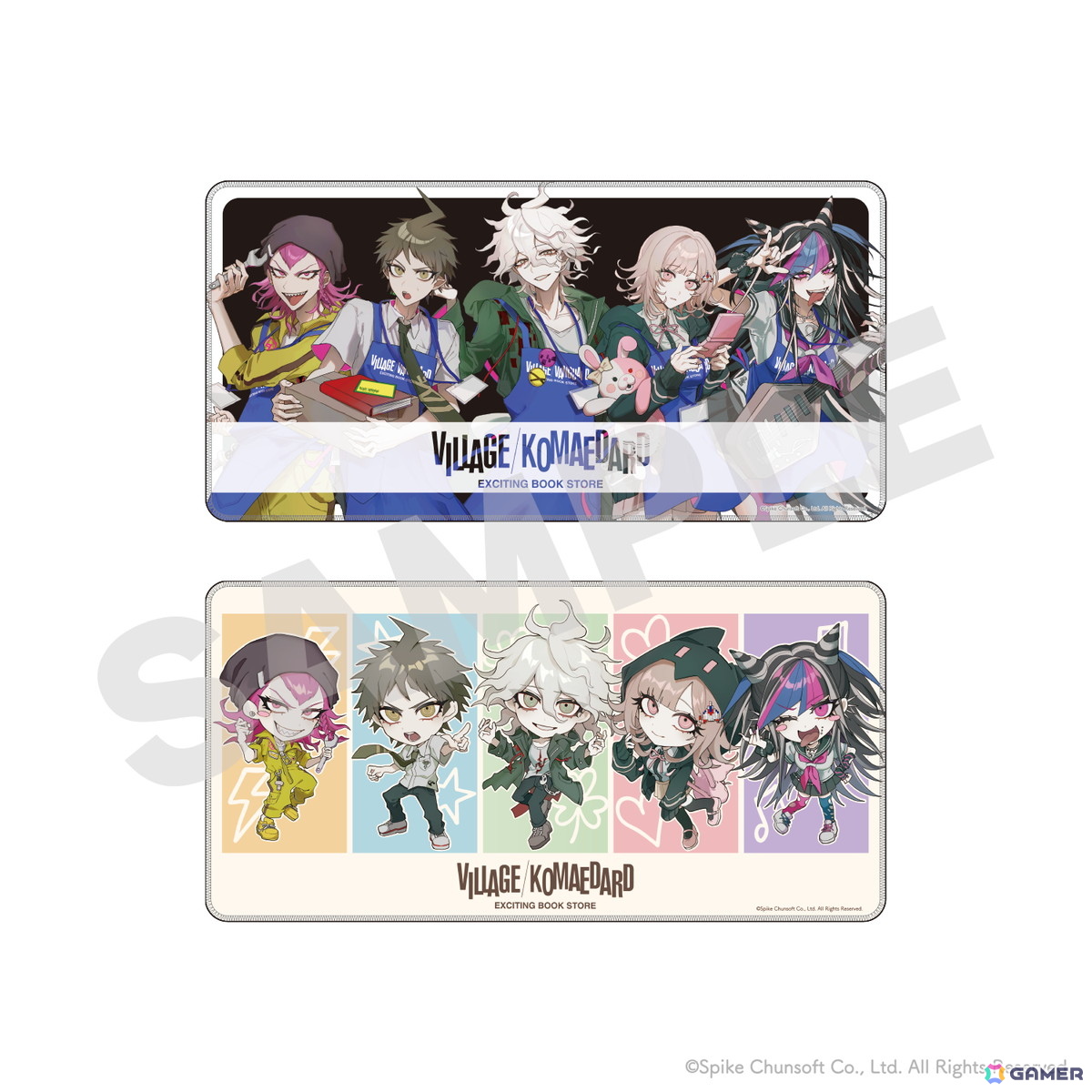 「スーパーダンガンロンパ2 さよなら絶望学園」コラボグッズがヴィレッジヴァンガードより発売！狛枝凪斗店長のもとにキャラたちが集結の画像