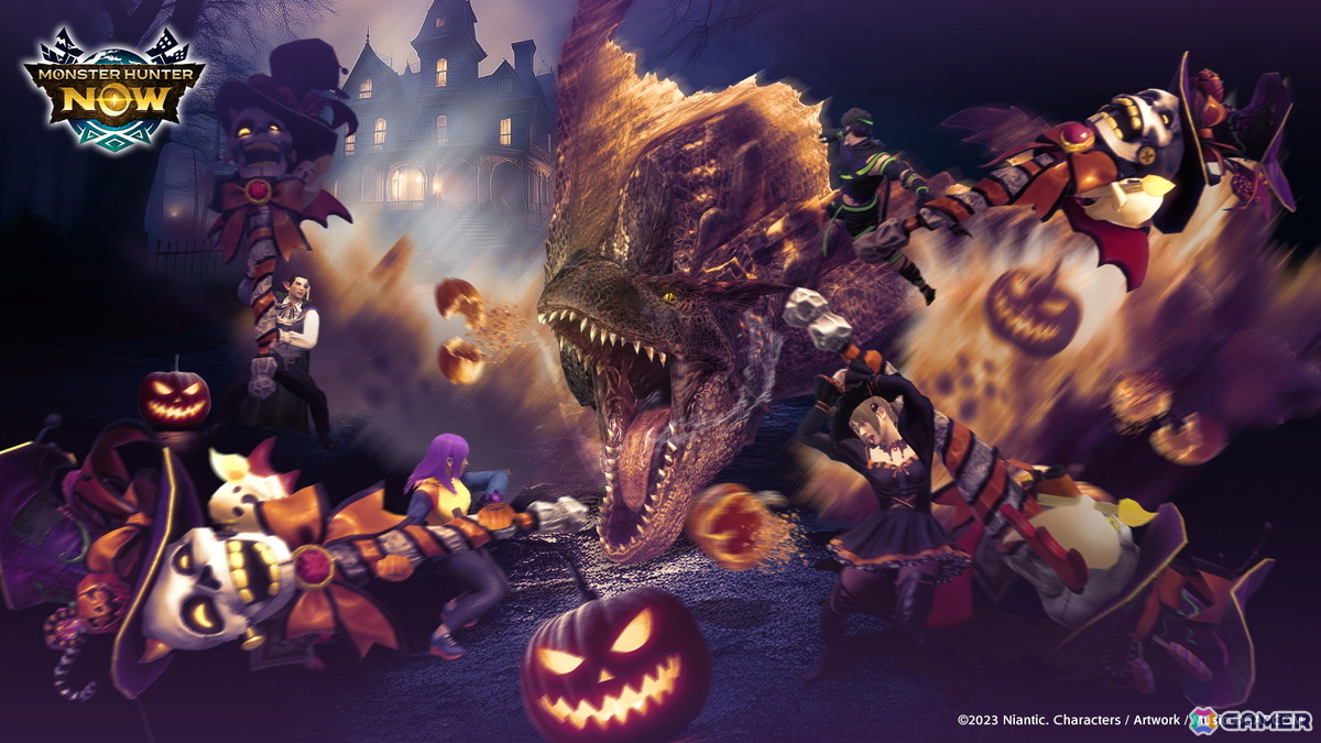モンハンNow」のハロウィン2025が10月27日より開催！ティガレックス亜