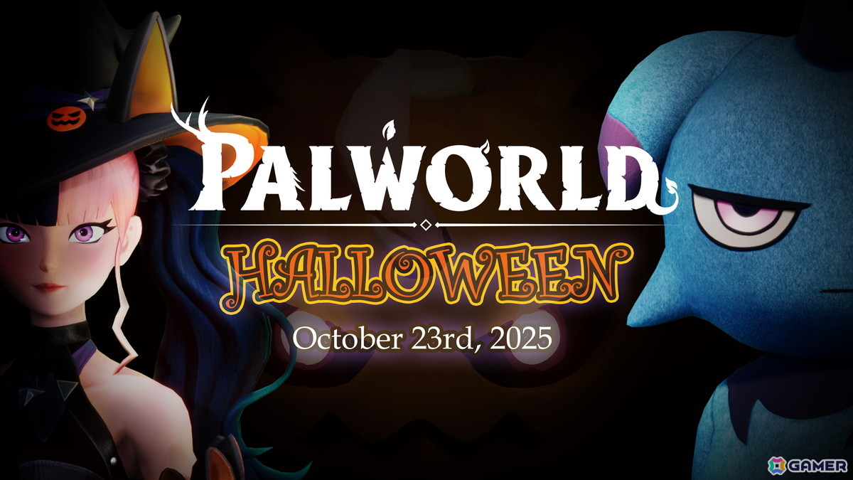 「Palworld / パルワールド」ハロウィンアップデートが10月23日に配信!怪しげな衣装をまとったゾーイとンダコアラの“着ぐるみ”を着た謎の存在の影の画像