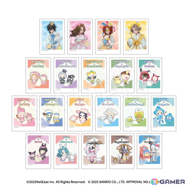 「第五人格×サンリオキャラクターズ」展 POP-UP SHOPが10月25日より博多マルイにて開催！新規コラボアートグッズが登場の画像5