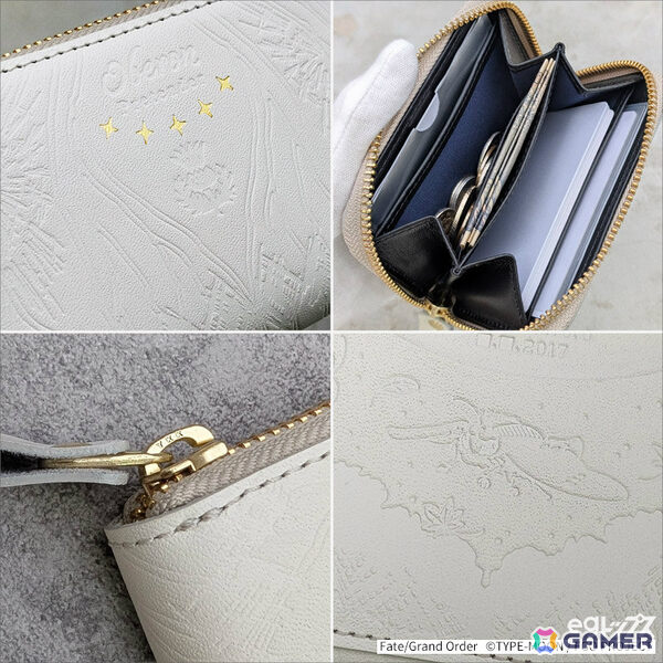 「FGO」より「プリテンダー／オベロン」モデルのレザーウォレットが登場！オベロンの翅をイメージした型押しが印象的な美しいデザインの画像6
