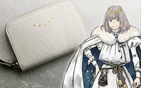 「FGO」より「プリテンダー/オベロン」モデルのレザーウォレットが登場!オベロンの翅をイメージした型押しが印象的な美しいデザイン