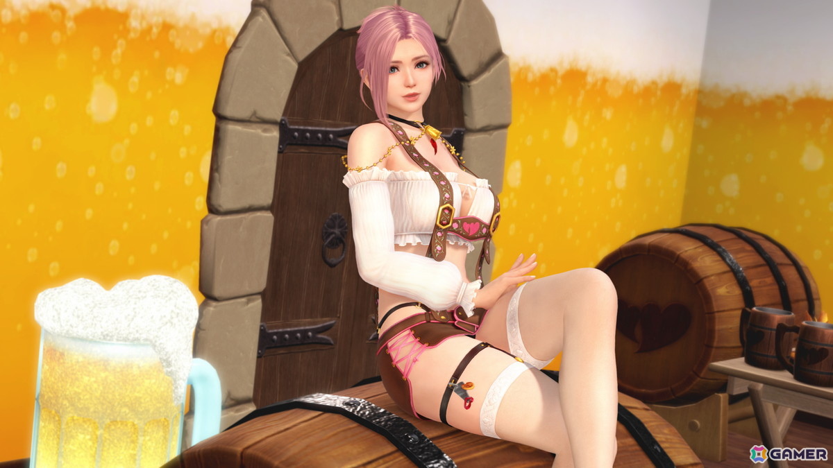 「DEAD OR ALIVE XVV」フリルとサスペンダーがセクシーな新水着「しゅわしゅわメイド」が登場！の画像12