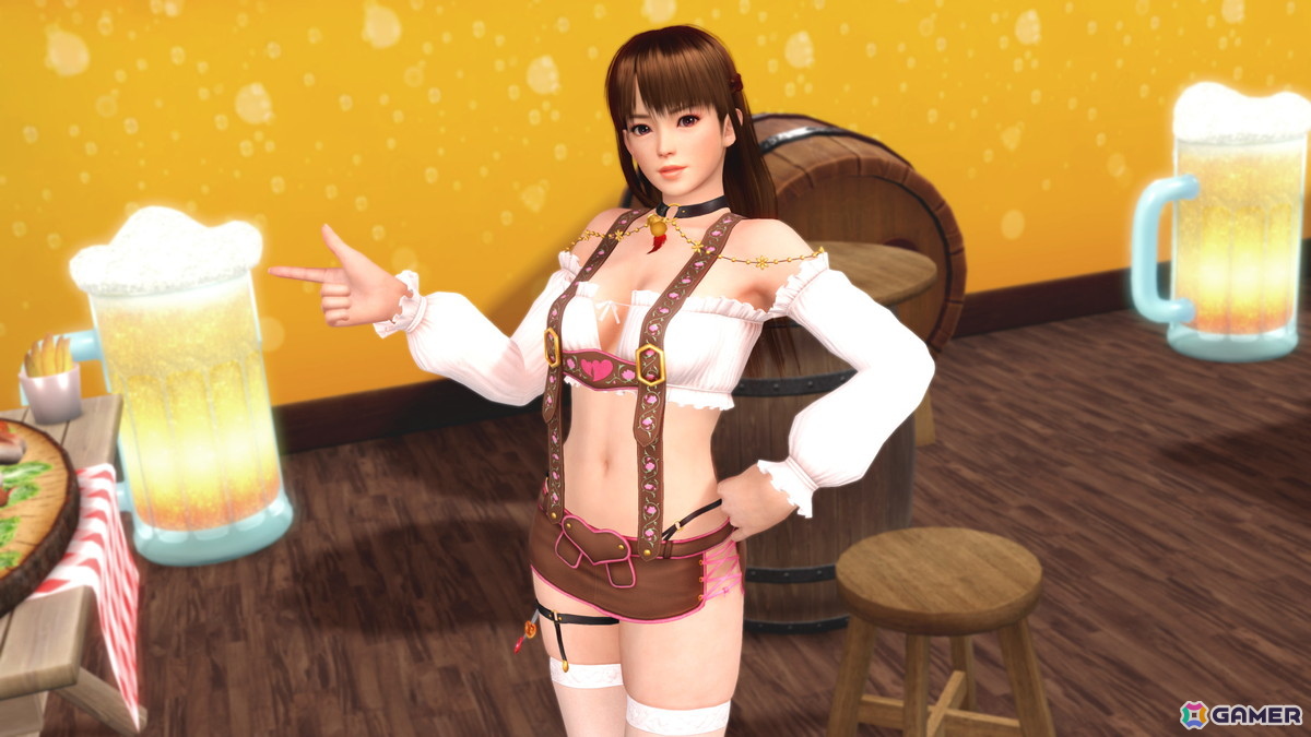 「DEAD OR ALIVE XVV」フリルとサスペンダーがセクシーな新水着「しゅわしゅわメイド」が登場！の画像13